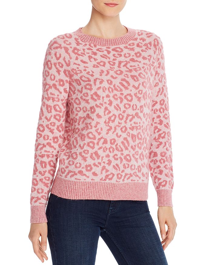Rebecca Taylor Leopard Print Sweater 100 Exclusive Bloomingdale s