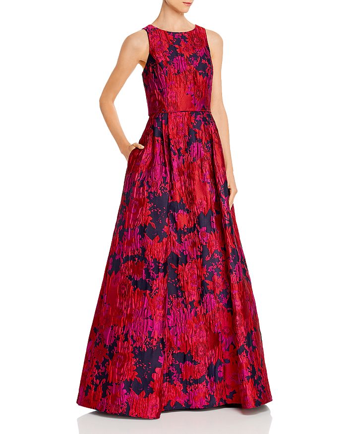 Aidan Mattox - Floral Brocade Gown
