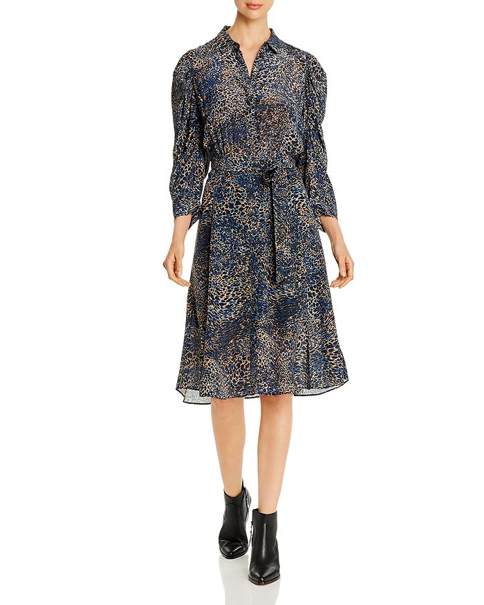 Kobi Halperin Morgan Silk Animal Print Dress | Bloomingdale's