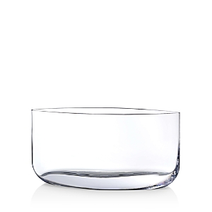 Shop Nude Glass Blade Flat Vase In Clear