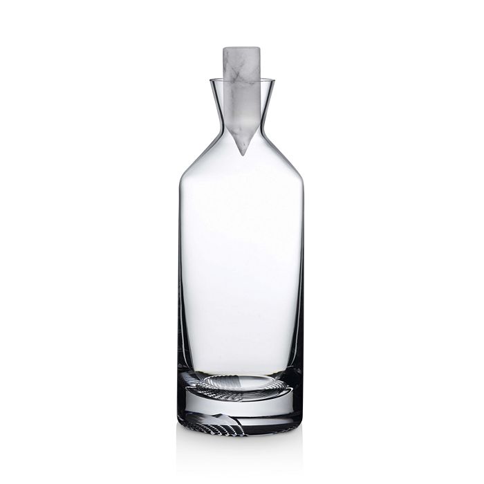 Shop Nude Glass Alba Tall Whiskey Decanter In Clear