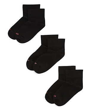 Hue Cotton-Blend Body Socks, Set of 3