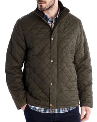 barbour olive quilted jacket