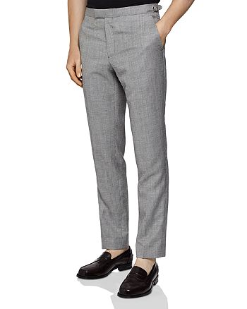 REISS Dagger Mirco Puppytooth Slim Fit Trousers | Bloomingdale's