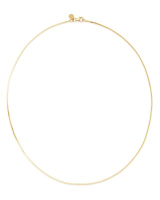 14K Yellow Gold Collar Necklace, 16"