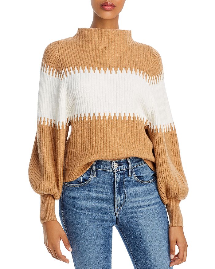 FRENCH CONNECTION SOPHIA BALLOON-SLEEVE SWEATER,78MWJ