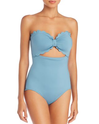 kate spade bandeau one piece swimsuit