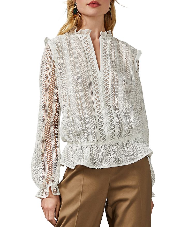 ted baker crochet shirt