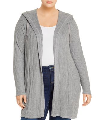 hooded duster cardigan