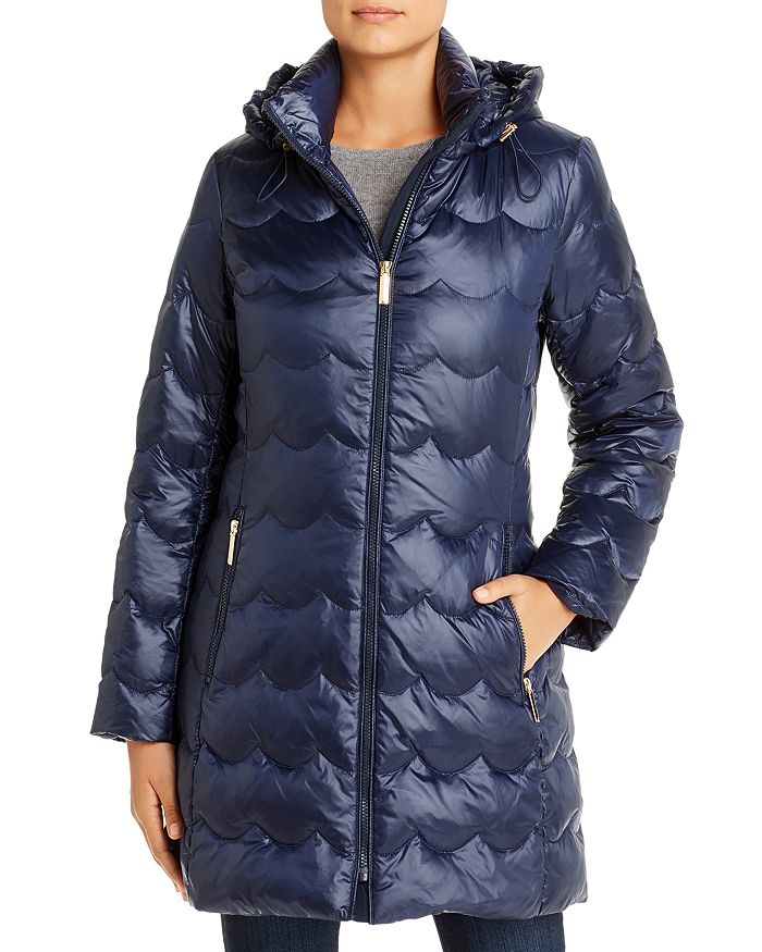 kate spade new york Scallop Quilted Puffer Coat Bloomingdale s
