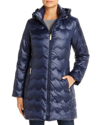 kate spade new york Scallop-Quilted Puffer Coat | Bloomingdale's