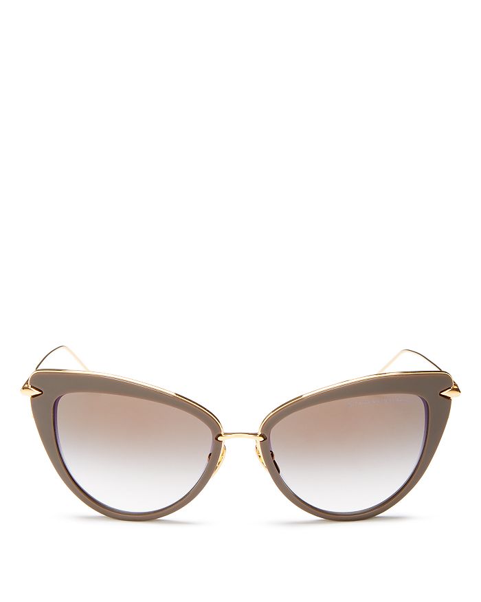 Dita Women's Heartbreaker Cat Eye Sunglasses, 56mm In Gold/dark Gray Gradient