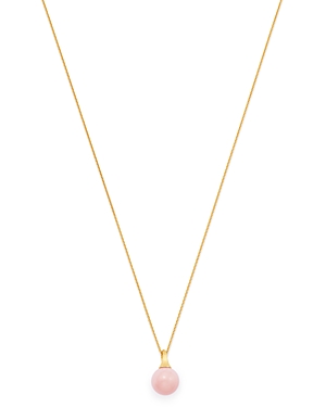 MARCO BICEGO 18K YELLOW GOLD AFRICA BOULE PINK OPAL PENDANT NECKLACE, 16.75,CB2493-OP01-Y
