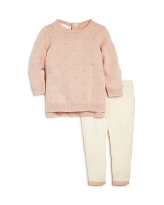 pink sweater and leggings set