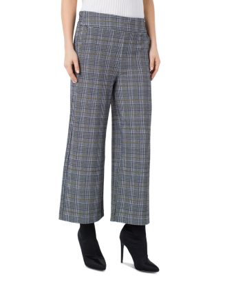 Liverpool Los Angeles Liverpool Mabel Plaid Cropped Wide-Leg Pants ...