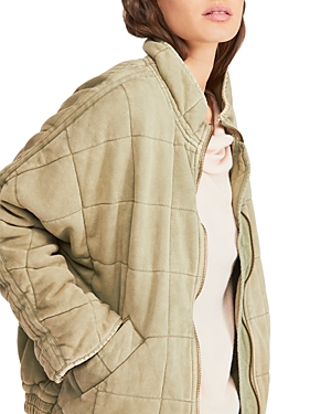 Free People Jackets Quilted Dolman-Sleeve Jacket