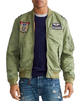 polo flight bomber jacket