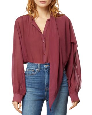 Habitual - Iluna Draped Overlay Blouse