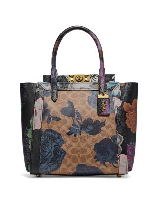 troupe tote with kaffe fassett print