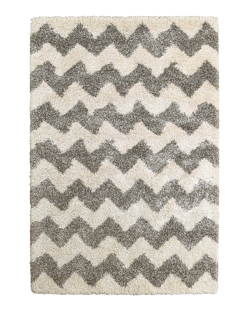 Oriental Weavers Henderson Shag 625w Area Rug, 1'10 X 3'3 In Gray/ivory