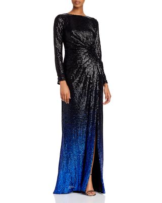 ombre sequin gown