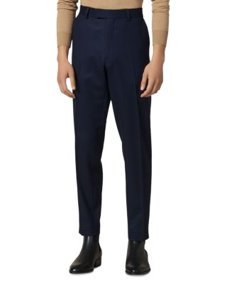 navy blue slim fit pants