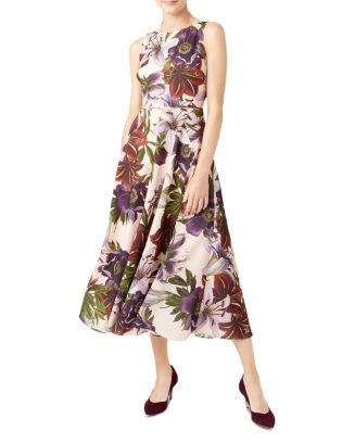 HOBBS LONDON Carly Floral Fit-and-Flare Dress | Bloomingdale's