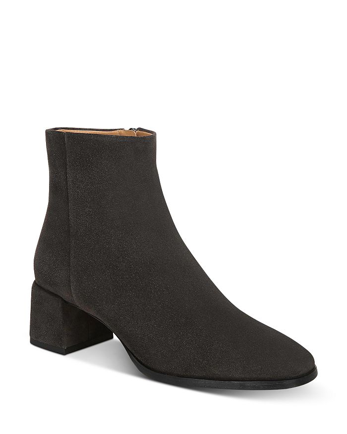Via Spiga Women's Sahira Block Heel Boots In Concrete Suede