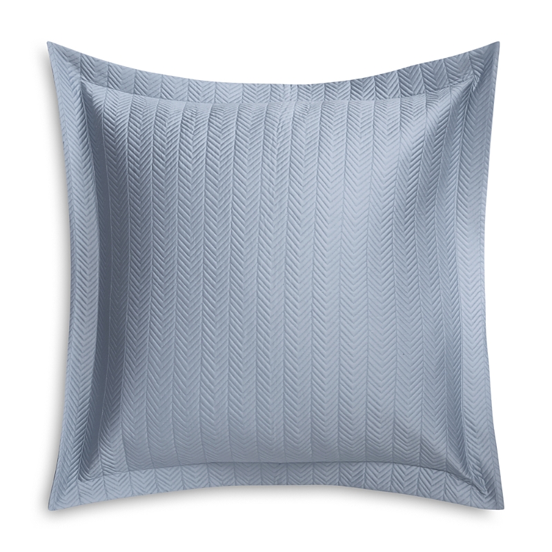Matouk Netto Euro Sham In Hazy Blue