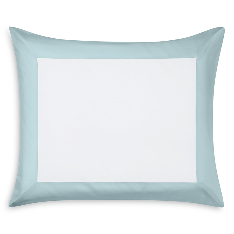 Sferra Casida Euro Sham In White/poolside