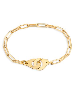 dinh van 18K Yellow Gold Menottes Chain Bracelet