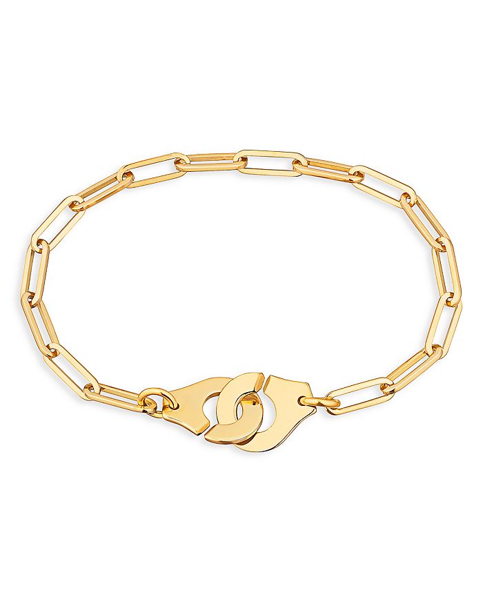 Shop Dinh Van 18k Yellow Gold Menottes Chain Bracelet