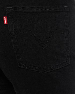 Levi's Ribcage Straight Ankle Jeans in Black Heart