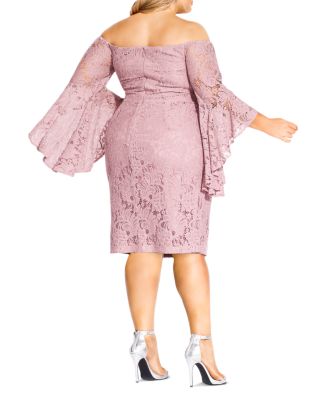 City Chic Plus Mystic Lace Dress | Bloomingdale's Women Plus Size Clothing