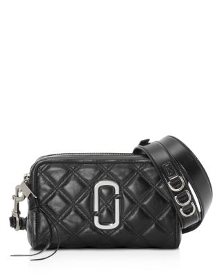 Marc Jacobs The Quilted Softshot 21 Berry Leather Cross-Body Bag