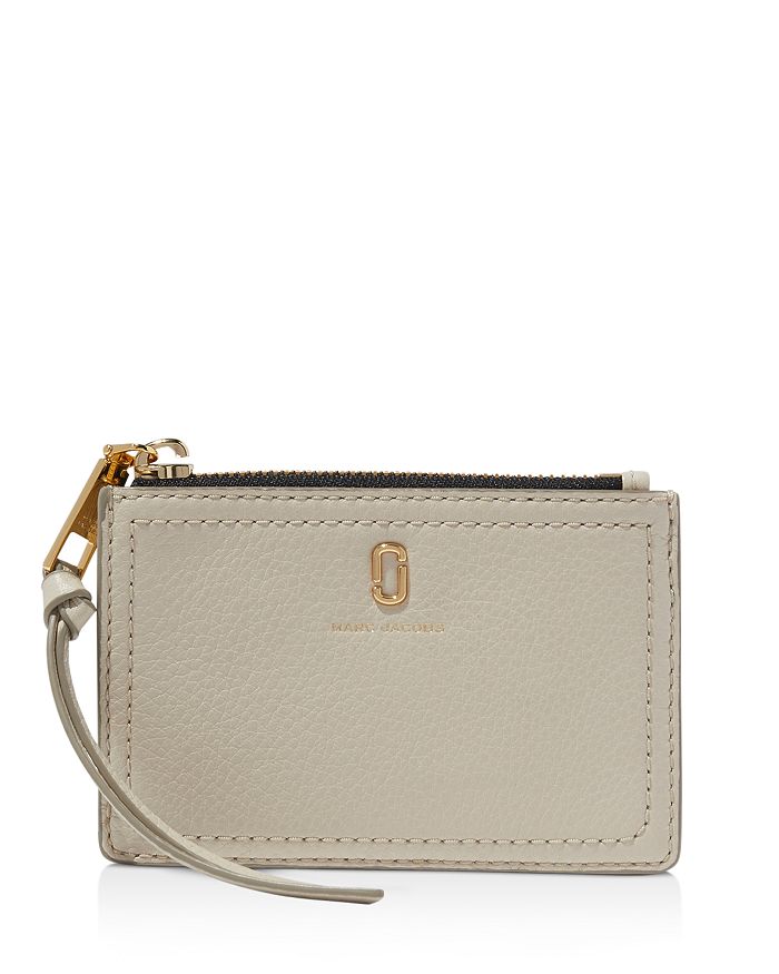 MARC JACOBS TOP ZIP SMALL LEATHER WALLET,M0015123