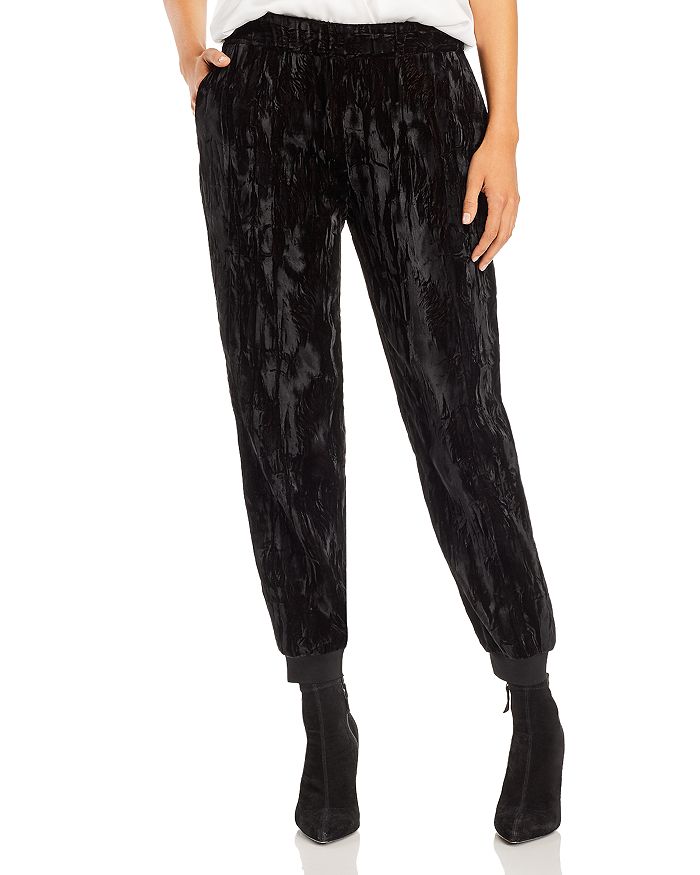 ALICE AND OLIVIA ALICE AND OLIVIA PETE VELVET SLOUCHY trousers,CC908B61112
