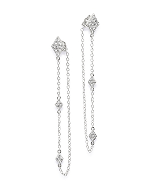 Bloomingdale's Diamond Chain Drop Earrings in 14K White Gold, 0.50 ct. t.w. - 100% Exclusive