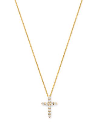 bloomingdale's diamond cross necklace