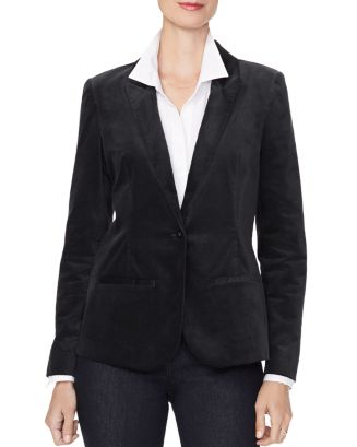 NYDJ Velvet One-Button Blazer | Bloomingdale's