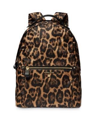 michael kors backpack leopard