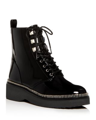 michael kors combat boots with stars