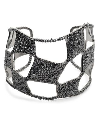 ALEXIS BITTAR Freeform Pavé Cuff Bracelet Alexis Bittar Freeform Pavé Cuff Bracelet In Gold - 60% Off  main image 3
