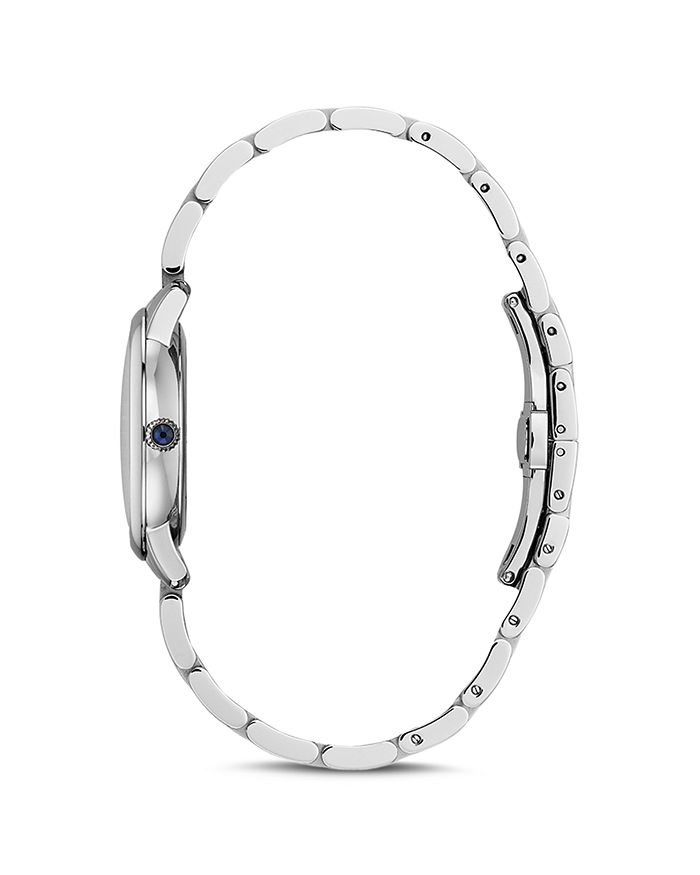 Shop Frederique Constant Classic Quartz Watch, 30mm In White/silver