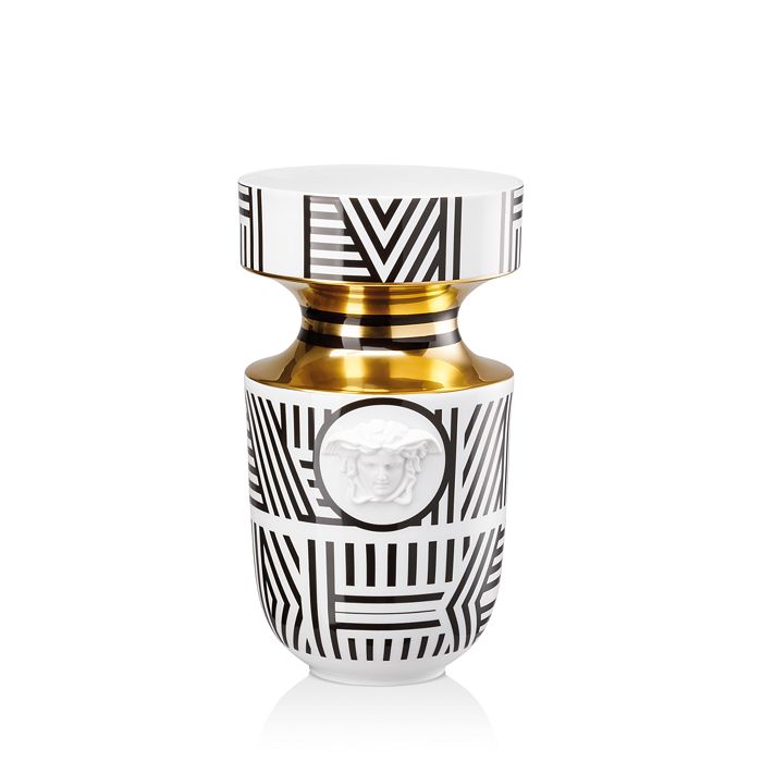 Versace Rosenthal Meets Nymph Gold Limited Edition Vases