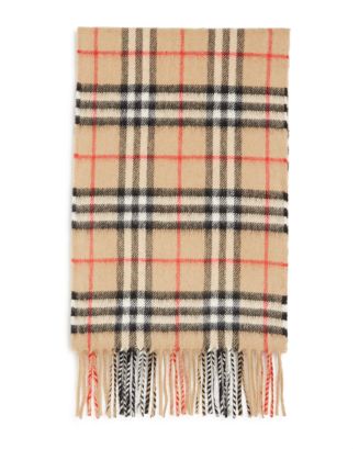Burberry Unisex Kids' Vintage Check Cashmere Scarf | Bloomingdale's