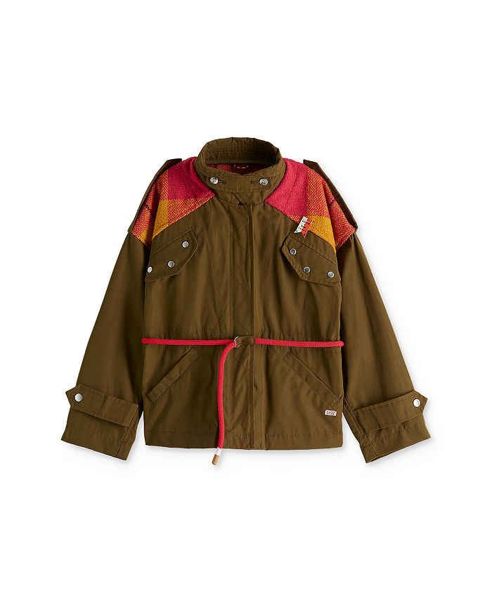 Scotch R Belle Girls Patched Military Jacket Little Kid Big
