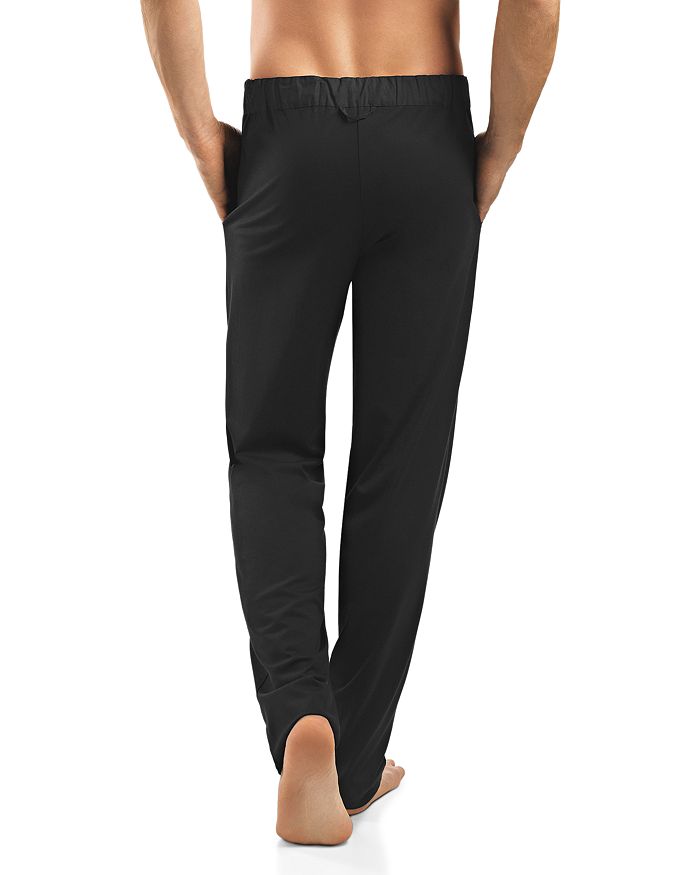 Shop Hanro Night And Day Knit Slim Fit Lounge Pants In Black