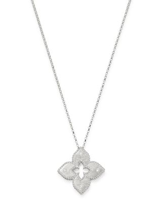 roberto coin white gold necklace