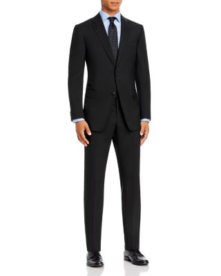 mens black 2 piece suit